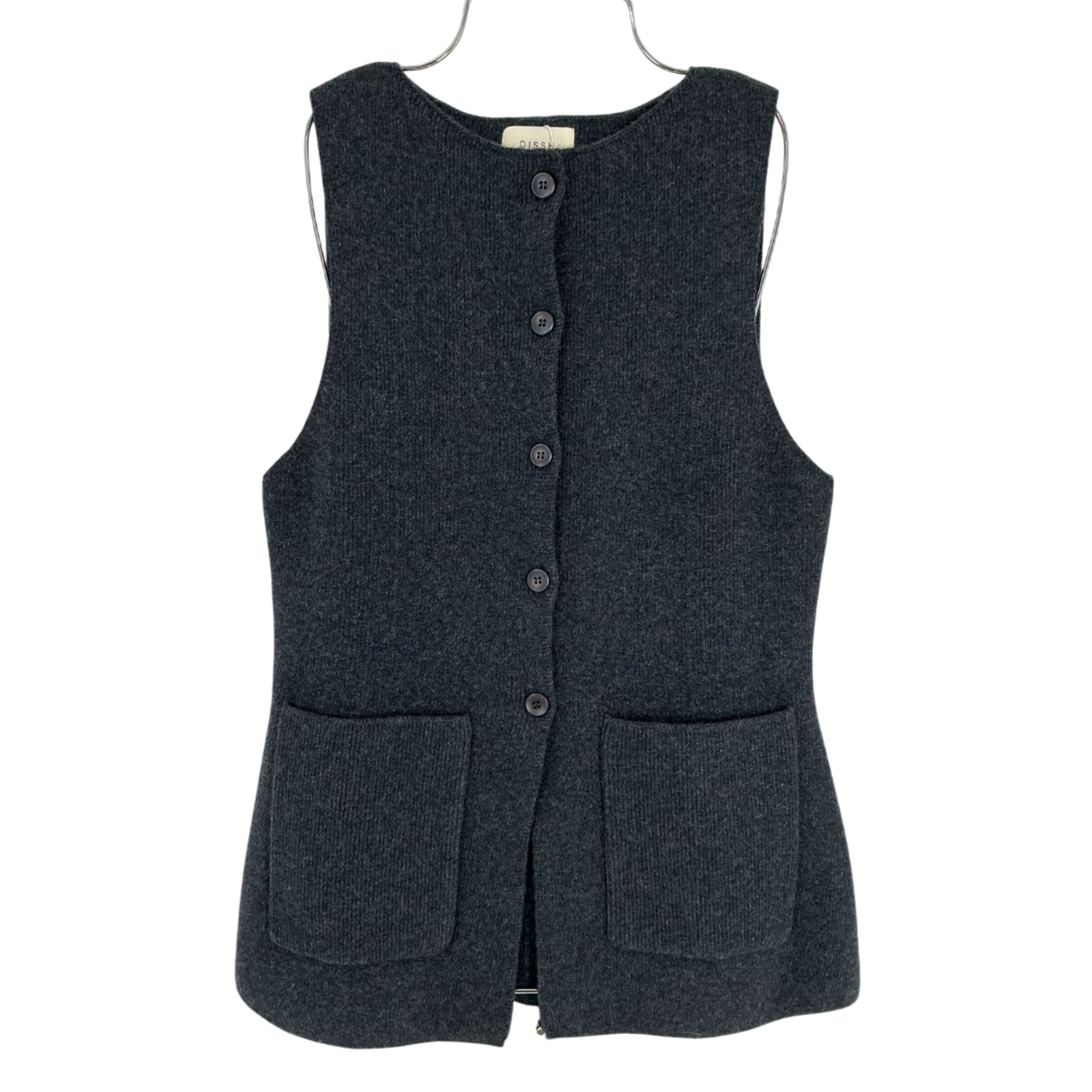 Dissh Knit Blue Ava Longline Vest Size M — image 2 of 4